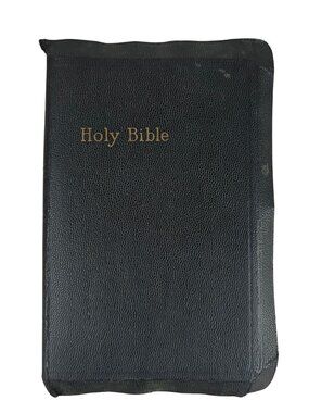 Holy Bible Self-Pronouncing Edition KJV Illustrated Vintage W/Reader's Aids